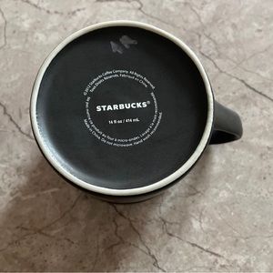 Starbucks 2012 Black and Copper Coffee Mug.